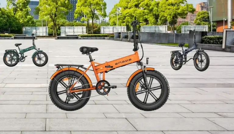 Tri električna kolesa v parku Engwe